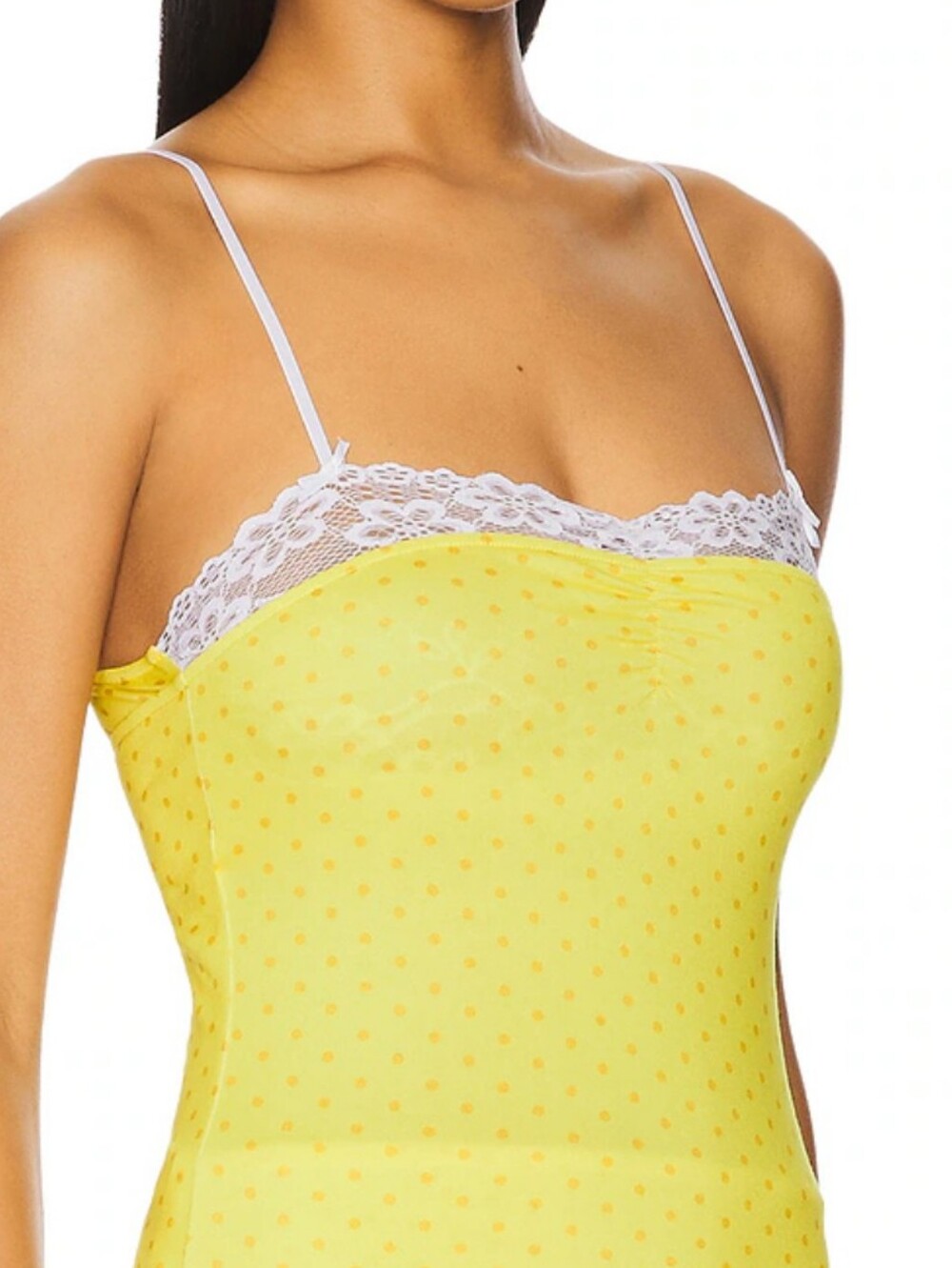 Bella Venice Sunny Yellow Lace-Trim Camisole The Evelyn Top